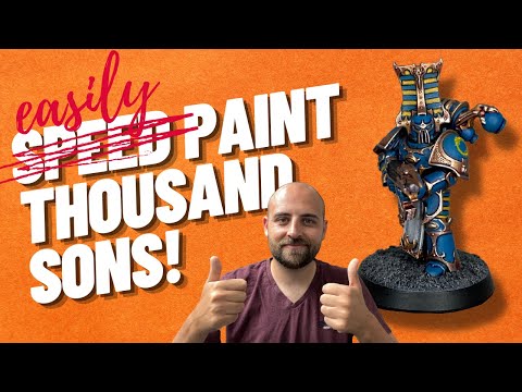How to Paint Thousand Sons! Super simple and suitable for beginners!