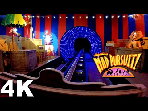 Madagascar Mad Pursuit [On-Ride with Queue 4K POV] - Motiongate Dubai