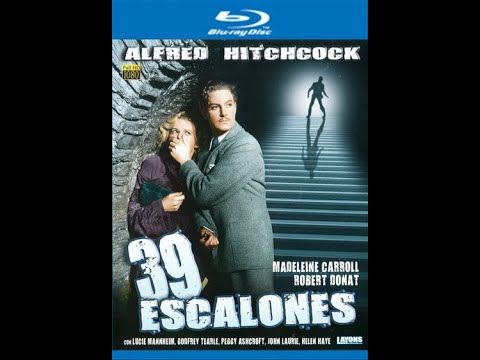 LOS 39 ESCALONES   Película CLÁSICA de SUSPENSO  español latino