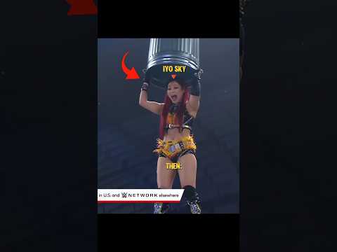 Iyo Sky War Game Then vs Now Edit! 🥵 #wwe #iyosky #edit #shorts