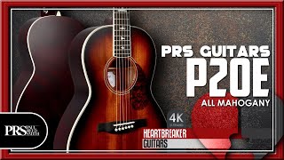 Video thumbnail for PRS Guitars - SE Parlor P20E ALL MAHOGANY Tobacco Sunburst | 4K Video by Heartbreaker Guitars
