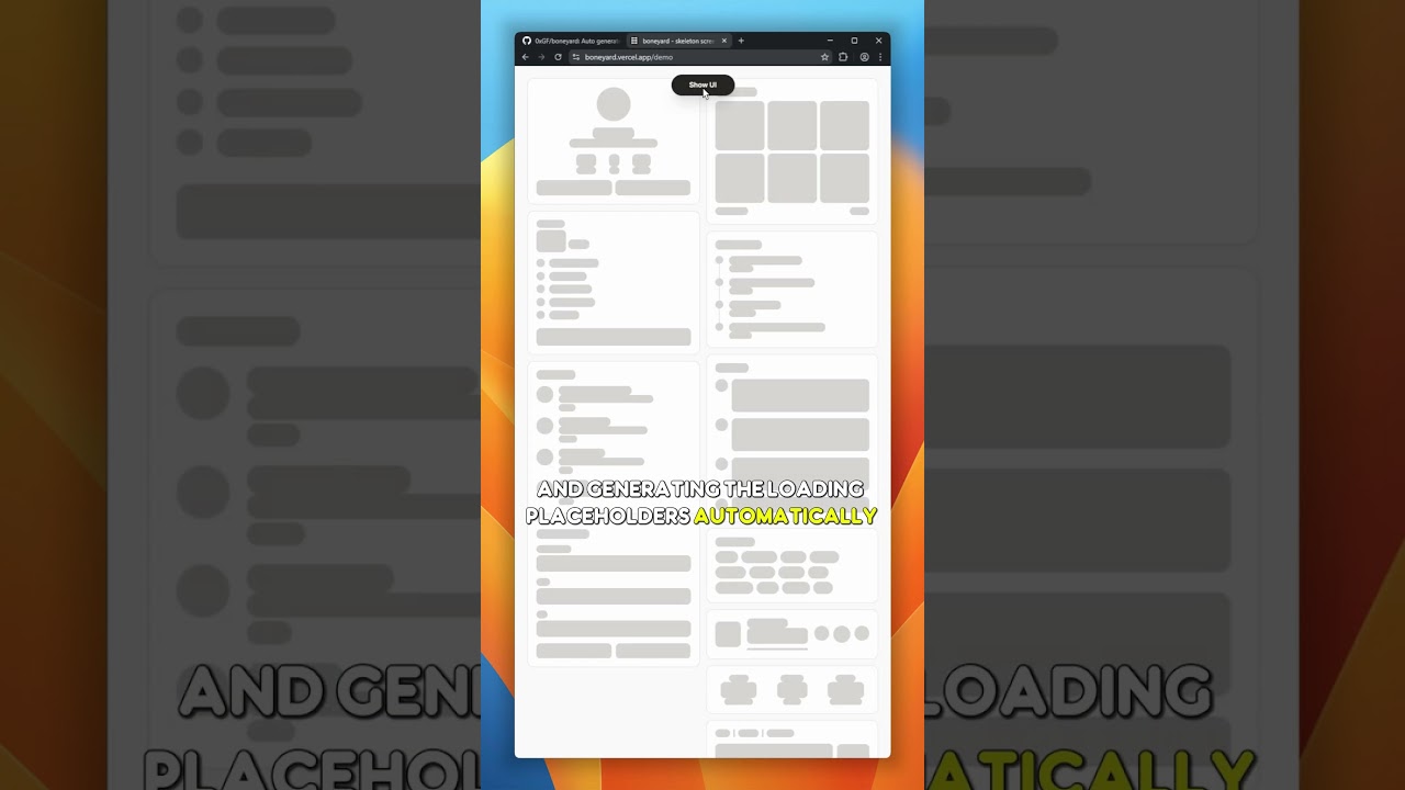 Boneyard: Skeleton UI from Component Mapping