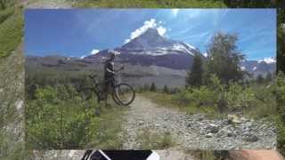 preview picture of video 'Biking from the Matterhorn to Zermatt ATB Mountain bike'