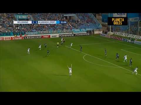 Gol de Nahuel Lujan (2-1)/ Belgrano 2-2 Alvarado Fecha 13 Torneo Primera Nacional 2019/20