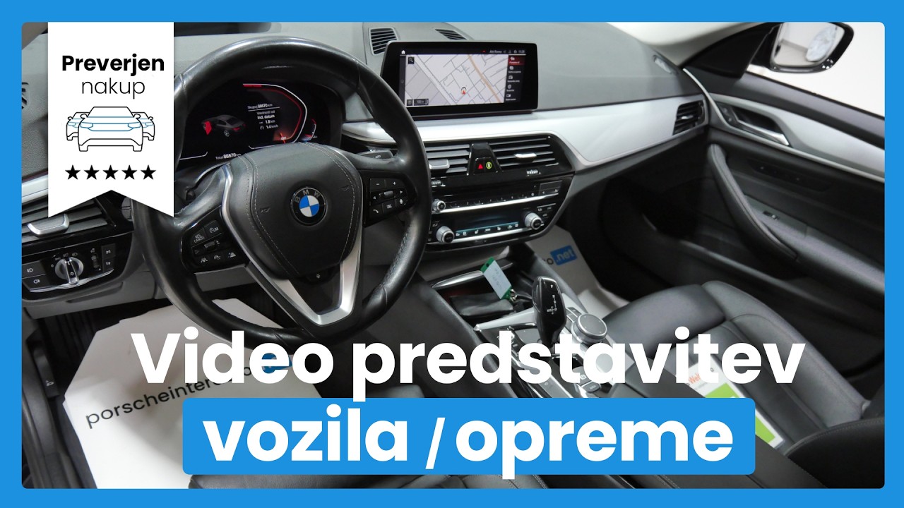 BMW serija 5 520d  AT  - SOFT CLOSE - HEADUP - MEMORY - 360