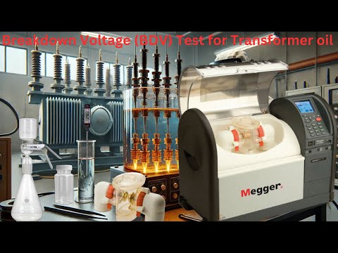 Break down voltages BDV  test of transformer oil