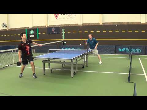 Drew Angell vs Josh Cabay U1500 - Table Tennis - Ping Pong