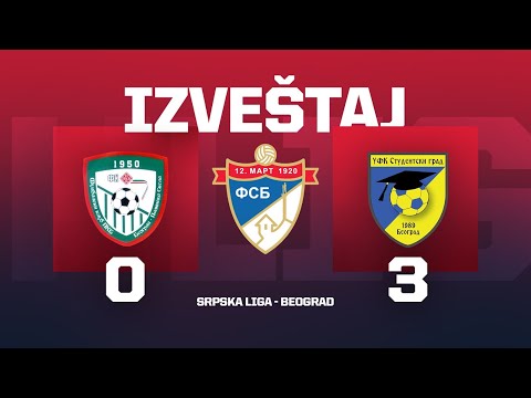 Izveštaj PKB - STUDENTSKI GRAD Srpska Liga Beograd 8. Kolo