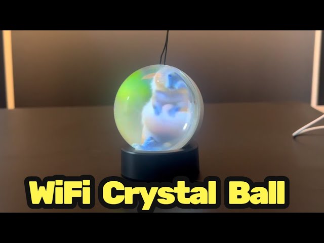 Vídeo relacionado con Esfera de memoria, bola de memoria 3D, vídeo, orbe de memoria, bola de cristal con WiFi, regalo de aniversario personalizado para San Valentín