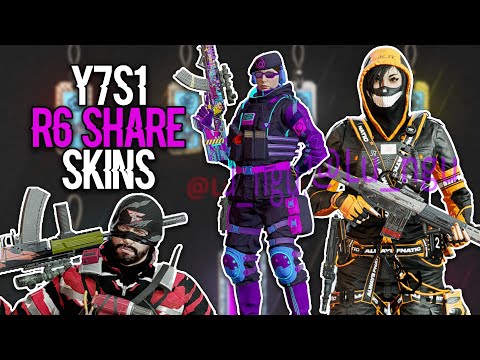 First Look At Y7S1 Demon Veil R6 SHARE SKINS - Pro Teams Sets - Rainbow Six Siege