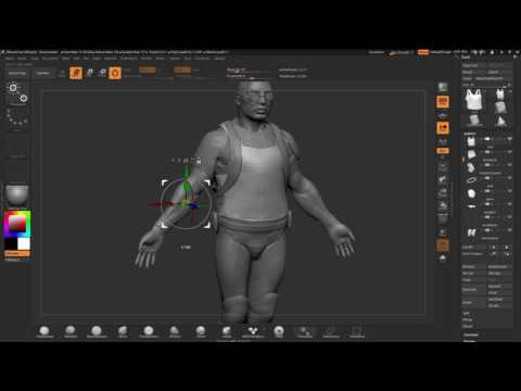 ZBrushCore - Paul Gaboury - Chapter 10 Moving SubTools