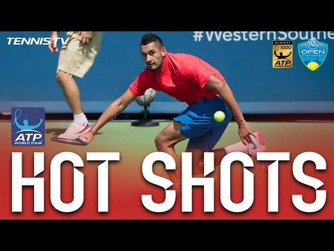 Теннис Hot Shot: Kyrgios Strikes Flick Winner At Cincinnati 2017