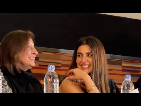 Atif Aslam , Kubra Khan , Hania Amir at Sang E Mah screening - #youtubeshorts