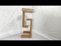 Anti Gravity Structure With Cardboard