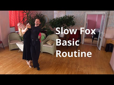 Slow Foxtrot Basic Routine Membership (Silver) Figures | Marts Punins & Dana Jakobsone-Galvane
