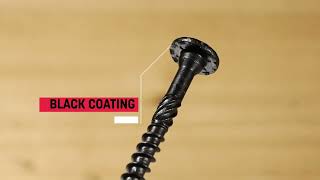 Black RSS Rugged Structural Screws