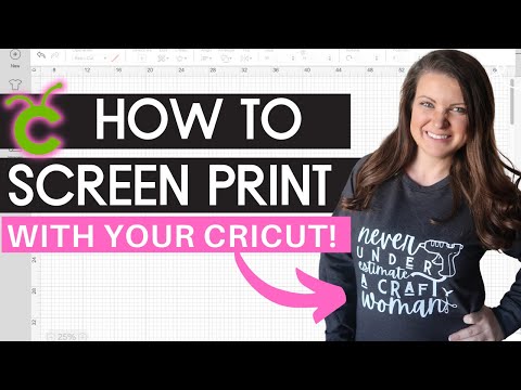 How To Screen Print a Shirt (& more) with a Cricut! Full Screen Printing Tutorial, Start to Finish