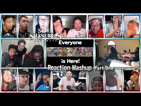 Super Smash Bros. Ultimate - Everyone is Here! PART ONE (50th Reaction Mashup Special)