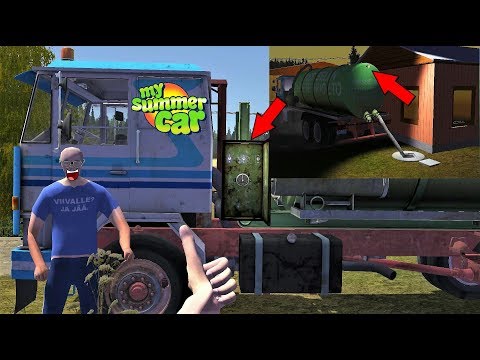 سيارة الصيف #72 مود مفتاح خارجي شفط البيارة ولمبة كشاف mod gifu addon - My Summer Car