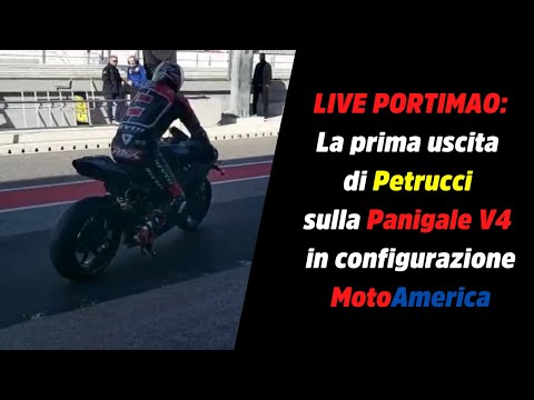 Test Superbike di Portimao - La prima uscita di Petrucci con la Ducati Panigale V4 R