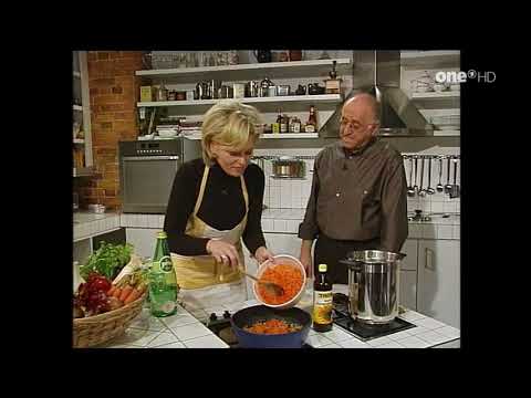 alfredissimo  Kochen mit Bio und Eva Herman:Spaghetti mit Tomaten Karottensoße & Indische Pilzpfanne