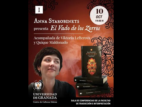 Vermú con ANNA STAROBINETS |  'El vado de los zorros' (Impedimenta)