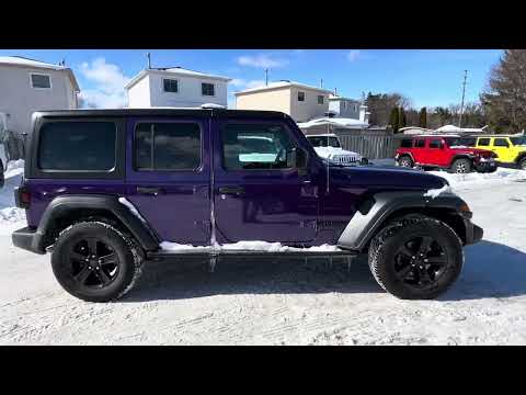 2023 Jeep Wrangler Sport Altitude 4 Door 4x4 in Purple for sale at Boyer Chrysler Dodge Jeep Ram Fiat Cobourg in Cobourg, ON