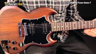 Video thumbnail for Gibson 2016 SG Faded Series T by Musician's Friend