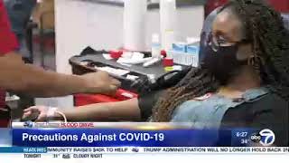 ABC 7 Great Chicago Blood Drive- Joy Squier & Cheryl Scott
