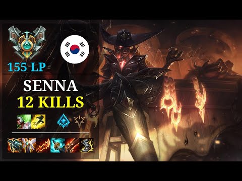 Senna ADC vs Kai'Sa - 12 kills - Gnaugaix KR Master (155 LP) Patch 11.3