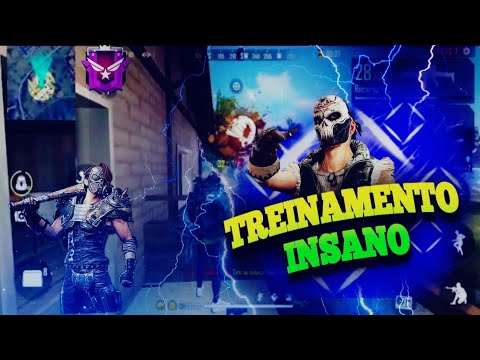 TREINANDO NO MEU NOVO CELULAR REDMI NOTE 8 🔥 FREE FIRE !! 🔥
