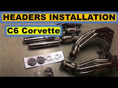 C6 Corvette Headers X Pipe Installation