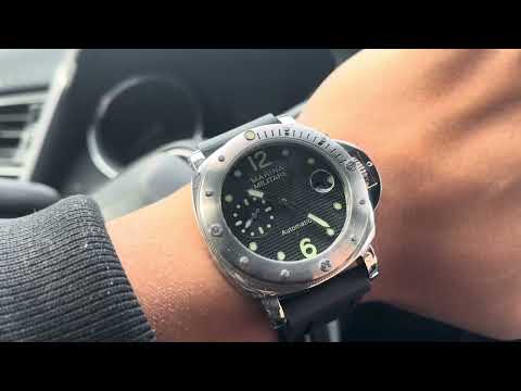 Black Friday!! Marina militare seagull mod automatic watch custom #panerai #homage #submersible
