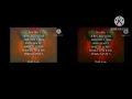 Disney Sing Along Songs Credits Comparison