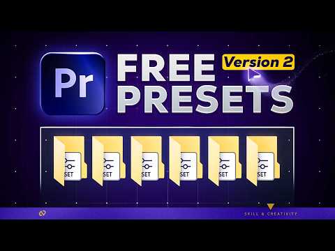 FREE Editing Pack V2 for Premiere Pro (Presets + Text Animations + FX + Bonus 🎁)