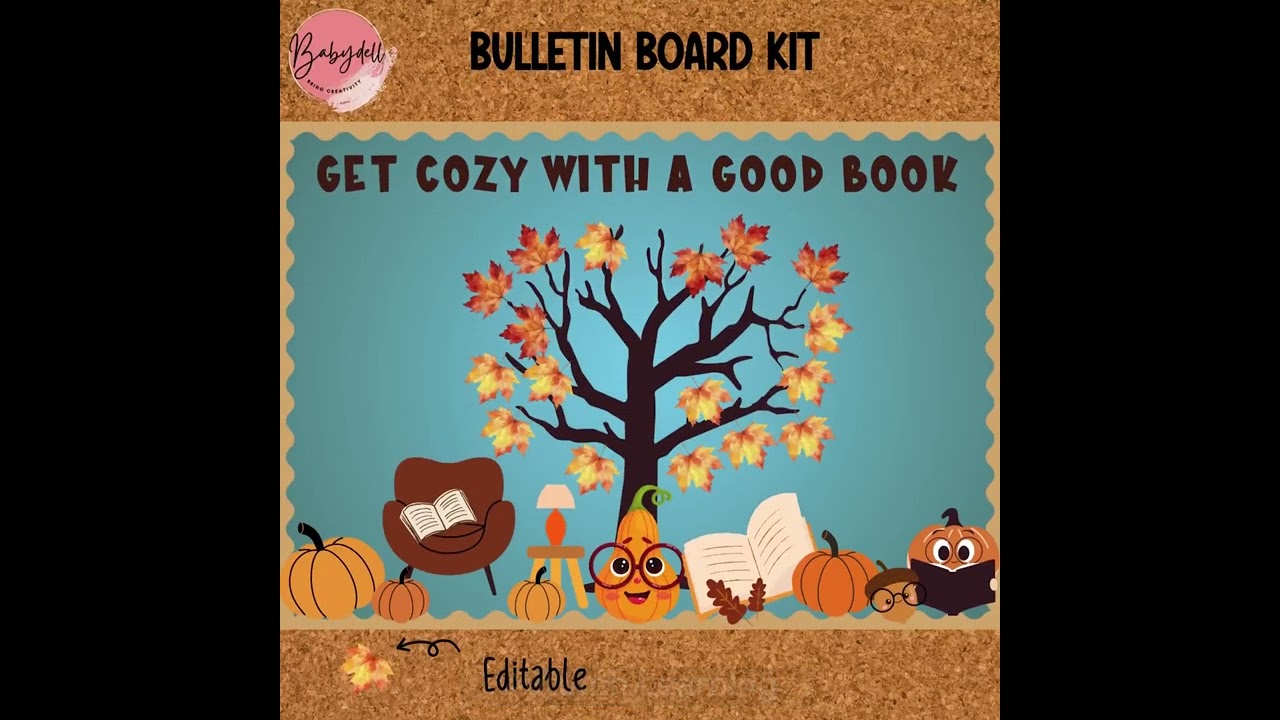Fall Reading Bulletin Board: Autumn Classroom Decor