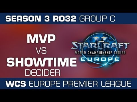 Mvp vs. ShoWTimE 1/2 - Decider Group C Ro32 - WCS Europe Season 3 - StarCraft 2