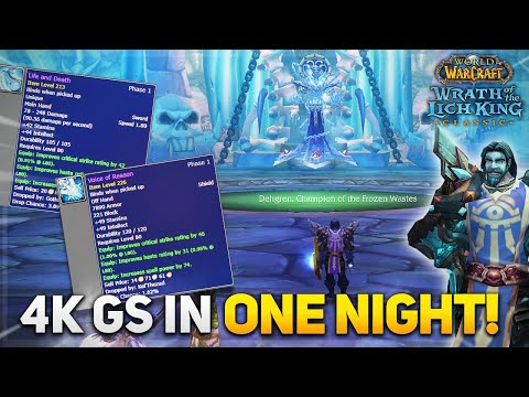 THIS WAS MY LUCKIEST RAID NIGHT IN WOTLK! | WOTLK Classic | Lv80 Paladin