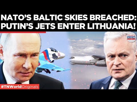 RUSSIA VS LITHUANIA: Putin’s Su-30SM fighter Jet and Il-78 Breach NATO Skies After Sanctions