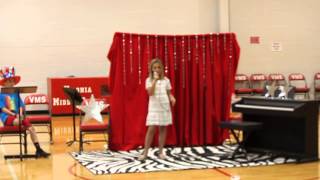 "Mary did you know" at Talent Show