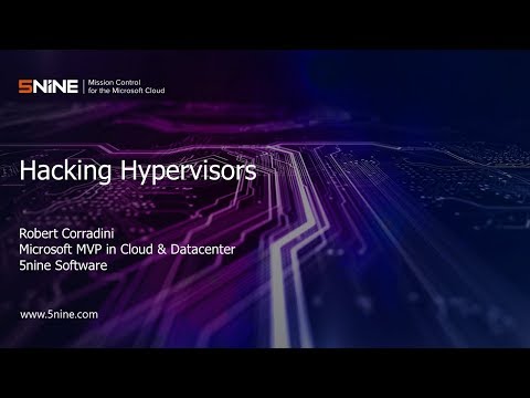 Webinar: Hacking Hypervisors