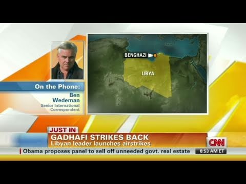 CNN: CNN crew witnesses air bombing in Libya
