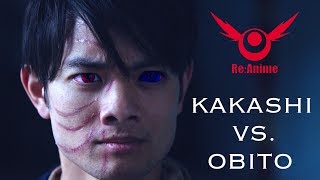 NARUTO: KAKASHI VS OBITO FIGHT  RE:ANIME