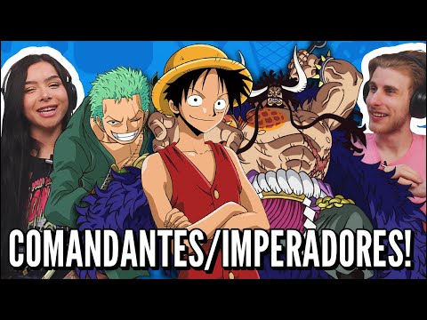 JOVENS REAGEM A M4RKIM - COMANDANTES e YONKOU (ONE PIECE)