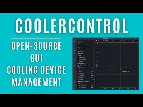 CoolerControl is a Powerful cooling control and monitoring tool for Linux