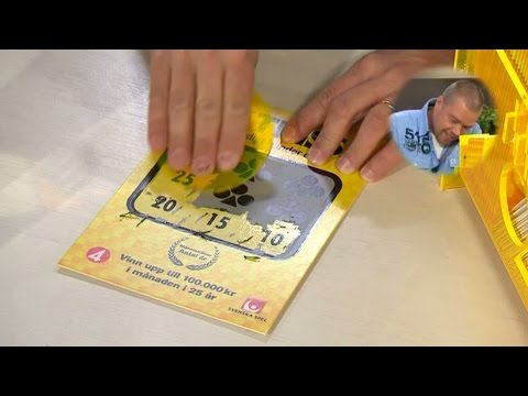 Ronny skrapar Triss - Nyhetsmorgon (TV4)