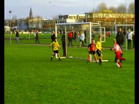 Reiger Boys E1 uit tegen Zouaven E1 ( 12-12-2009 )