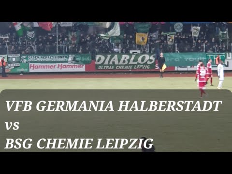 VFB Germania Halberstadt vs BSG Chemie Leipzig - Stimmungsvideo Ultras Chemie Leipzig