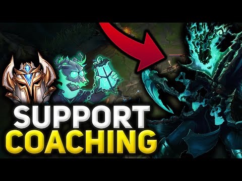 Challenger Coaching Gold 1 Support - [How to Roam and Carry as Support] - Thresh Guide s10