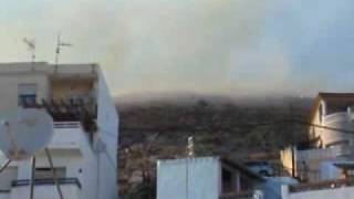 preview picture of video 'Incendio en Castell de Ferro'